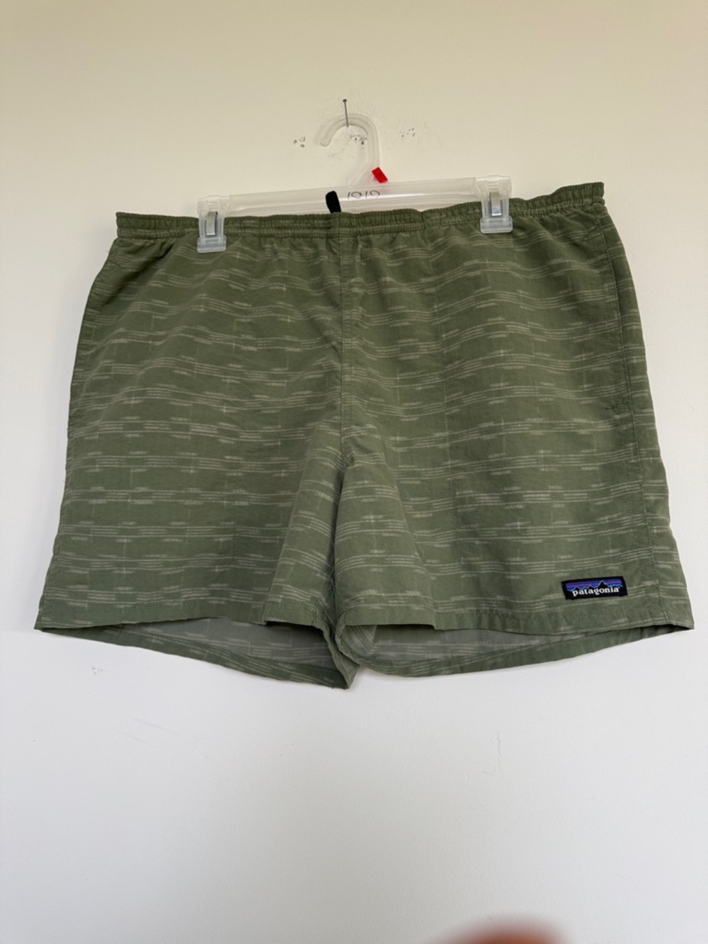 Patagonia Olive Green Men's Casual Swim Shorts